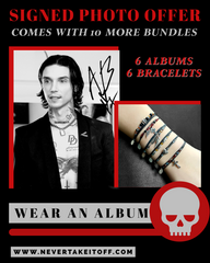 6 Album Bundle by Andy Biersack ~ Comes with Signed Photo