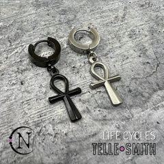 Bundle ~ Life Cycles Ankh Earrings by Telle Smith