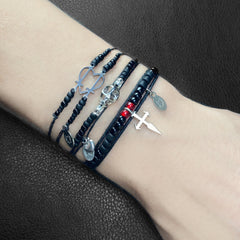 Andy Mark Double String NTIO Bracelet by Andy Biersack