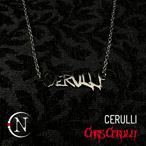 Necklace ~ Cerulli Nameplate by Chris Cerulli ~ Limited Edition