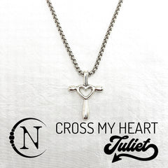 Cross My Heart NTIO Necklace by Juliet Simms ~ RETIRING 5 MORE