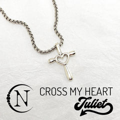 Cross My Heart NTIO Necklace by Juliet Simms ~ RETIRING 5 MORE