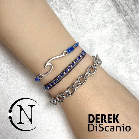 Derek DiScanio NTIO Blue 3 Bracelet Bundle