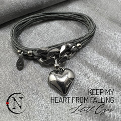 Keep My Heart From Falling NTIO Bracelet by Lilith Czar