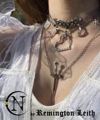 Love In Automatic NTIO Charm Bracelet/Choker by Remington Leith