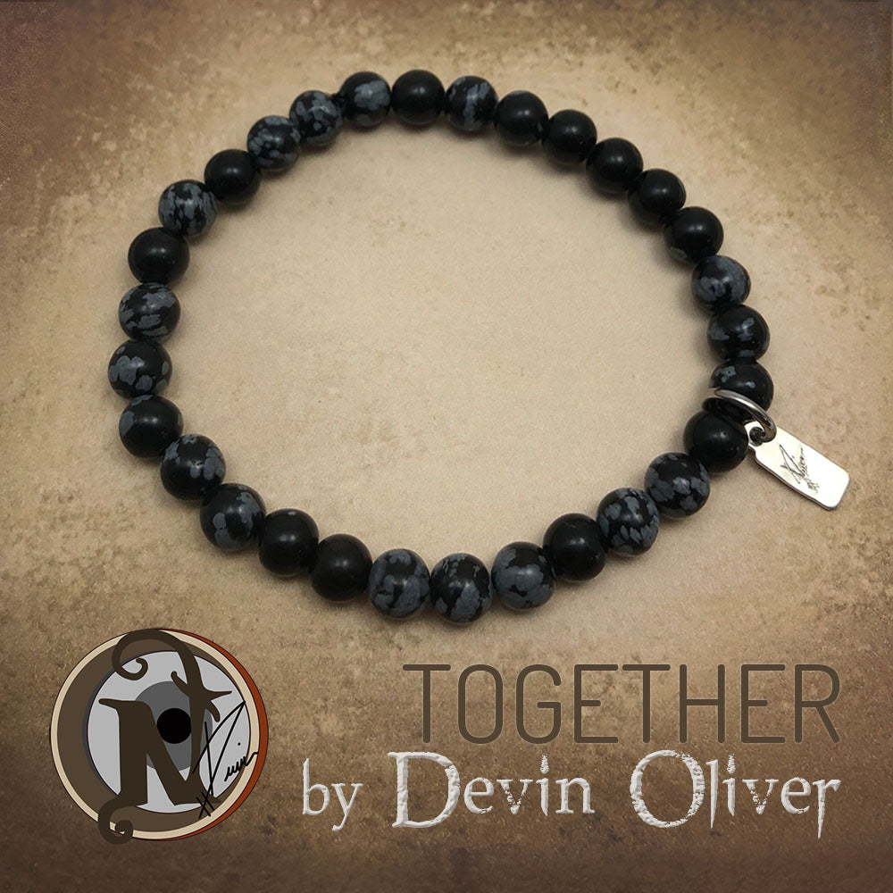 Sterling Forever Devyn Beaded Bracelet