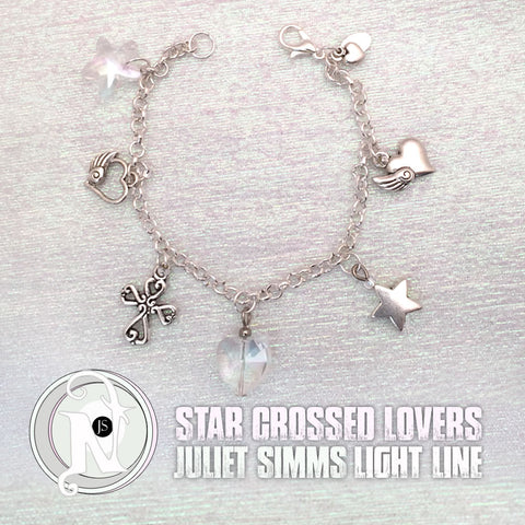 Star Crossed Lovers NTIO Charm Bracelet/Choker by Juliet Simms