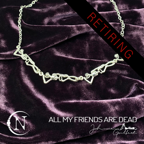 Choker/Necklace ~ All My Friends Are Dead by Johnnie Guilbert