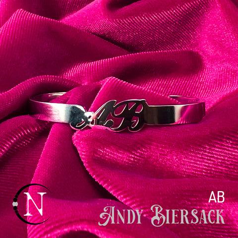 AB Artist Initials Bracelet by Andy Biersack