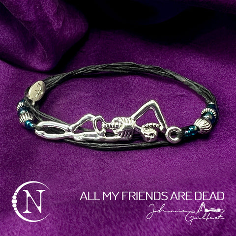 All My Friends Are Dead NTIO Bracelet by Johnnie Guilbert