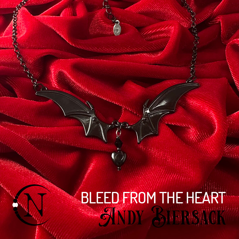 Black ~ Bleed From The Heart Holiday 2023 NTIO Choker by Andy Biersack ~ Limited