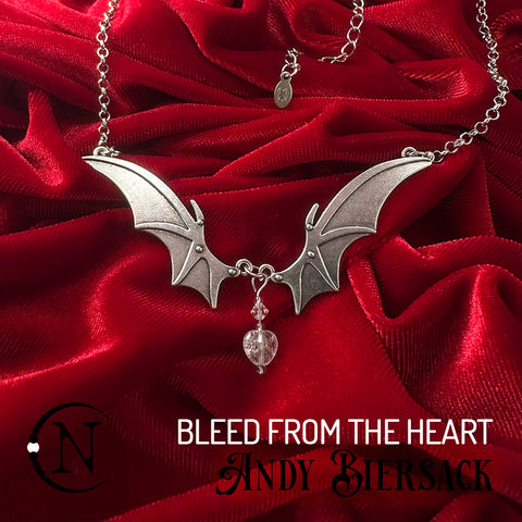 Silver ~ Bleed From The Heart Holiday 2023 NTIO Choker by Andy Biersack ~ Limited