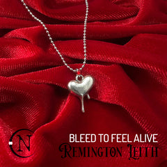 Bleed To Feel Alive Holiday 2023 Necklace/Choker by Remington Leith ~ Limited