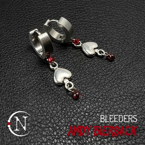 Earrings ~ Bleeders by Andy Biersack - LIMITED EDITION