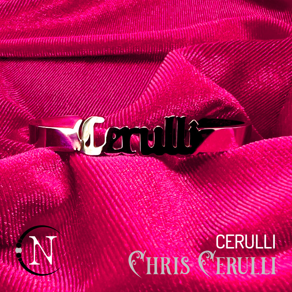 Cerulli Artist Name Bracelet by Chris Cerulli