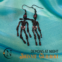 Earrings ~ Demons At Night Holiday 2024 by Johnnie Guilbert ~ Limited Edition