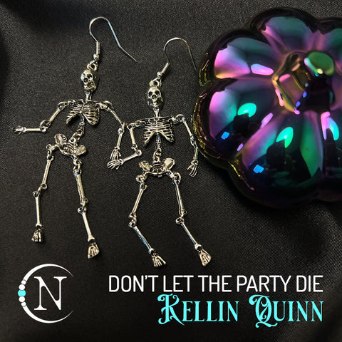 Earrings ~ Don't Let The Party Die 2024 by Kellin Quinn ~ Limited Edition