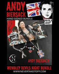 3 Piece Devils Night Bundle by Andy Biersack + HAND SIGNED PHOTO