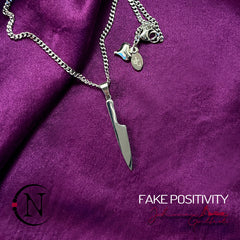 Necklace ~ Fake Positivity by Johnnie Guilbert