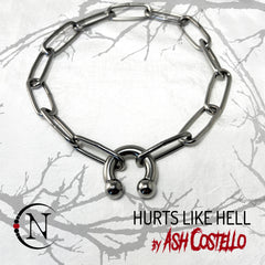 Necklace/Choker ~ Hurts Like Hell by Ash Costello