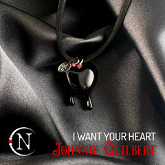 Black Choker ~ I Want Your Heart Holiday 2025 by Johnnie Guilbert ~ Limited Edition