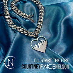 Necklace/Choker ~ I'll Start The Fire by Courtney Paige Nelson