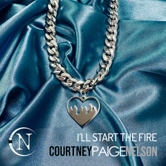 Necklace/Choker ~ I'll Start The Fire by Courtney Paige Nelson