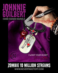 3 Piece Bundle with HAND SIGNED ~ I Want Your Heart Lyric Tag by Johnnie Guilbert ~ LIMITED EDITION