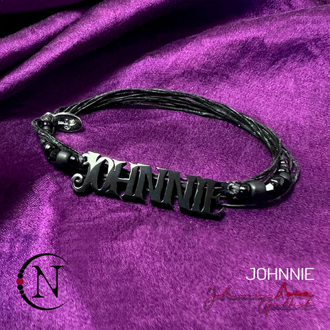 Johnnie NTIO Nameplate Bracelet by Johnnie Guilbert ~ Limited Edition