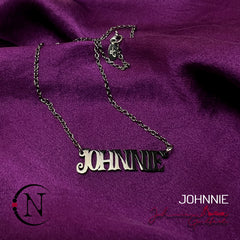 Necklace ~ Johnnie Nameplate by Johnnie Guilbert ~ Limited Edition