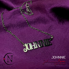 Necklace ~ Johnnie Nameplate by Johnnie Guilbert ~ Limited Edition