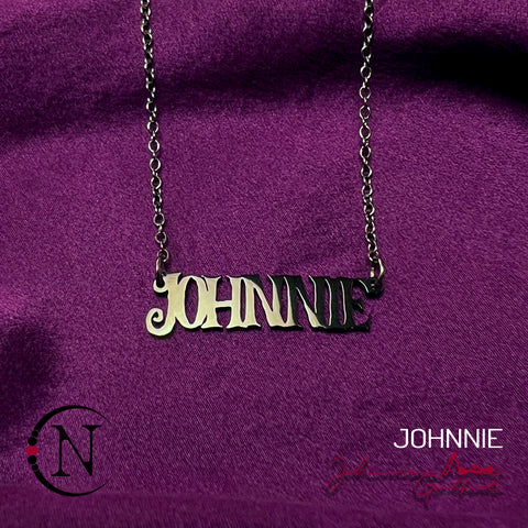 Necklace ~ Johnnie Nameplate by Johnnie Guilbert ~ Limited Edition