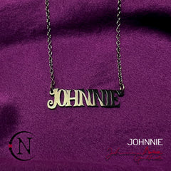 Necklace ~ Johnnie Nameplate by Johnnie Guilbert ~ Limited Edition