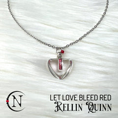 Let Love Bleed Red Holiday 2023 Vial Necklace by Kellin Quinn ~ Limited