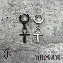 Bundle ~ Life Cycles Ankh Earrings by Telle Smith
