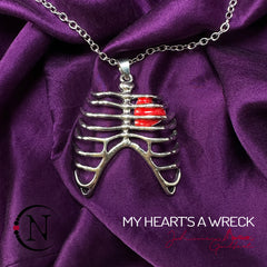 My Heart's A Wreck NTIO Necklace by Johnnie Guilbert