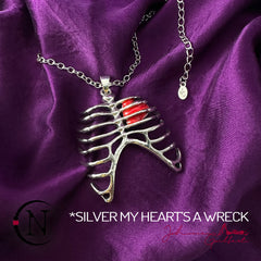 My Heart's A Wreck NTIO Necklace by Johnnie Guilbert