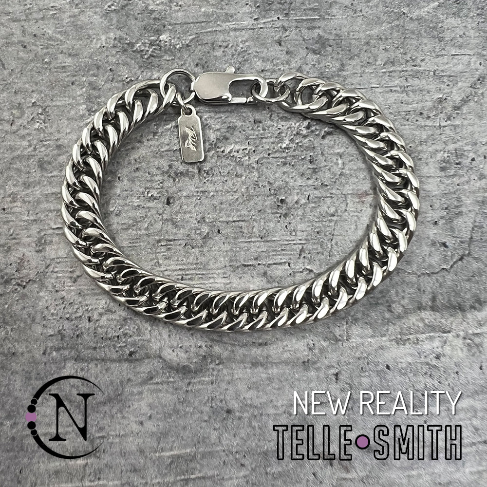 2 Piece New Reality Chain Bracelet Bundle by Telle Smith