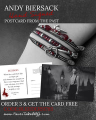 FREE HAND SIGNED “POSTCARD from the PAST” with ANY 3 ANDY PIECES! CODE: BLEEDERS1785