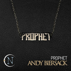 Necklace ~ Prophet Nameplate by Andy Biersack + HAND SIGNED PHOTO