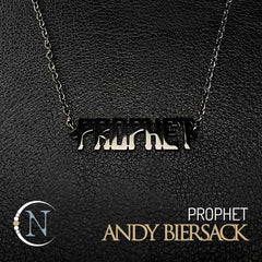 PRE-ORDER Necklace ~ Prophet Nameplate by Andy Biersack + HAND SIGNED PHOTO