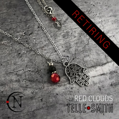 Necklace ~ Red Clouds by Telle Smith