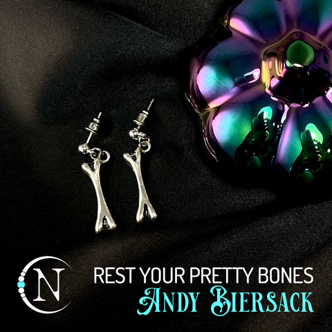 Earrings ~ Rest Your Pretty Bones Holiday 2024 by Andy Biersack ~ Limited Edition