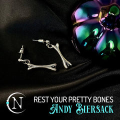 Earrings ~ Rest Your Pretty Bones Holiday 2024 by Andy Biersack ~ Limited Edition