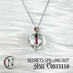 Secrets Spilling Out Holiday 2023 Vial Necklace by Ash Costello ~ Limited