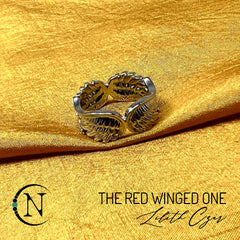 Red Winged One NTIO Ring by Lilith Czar