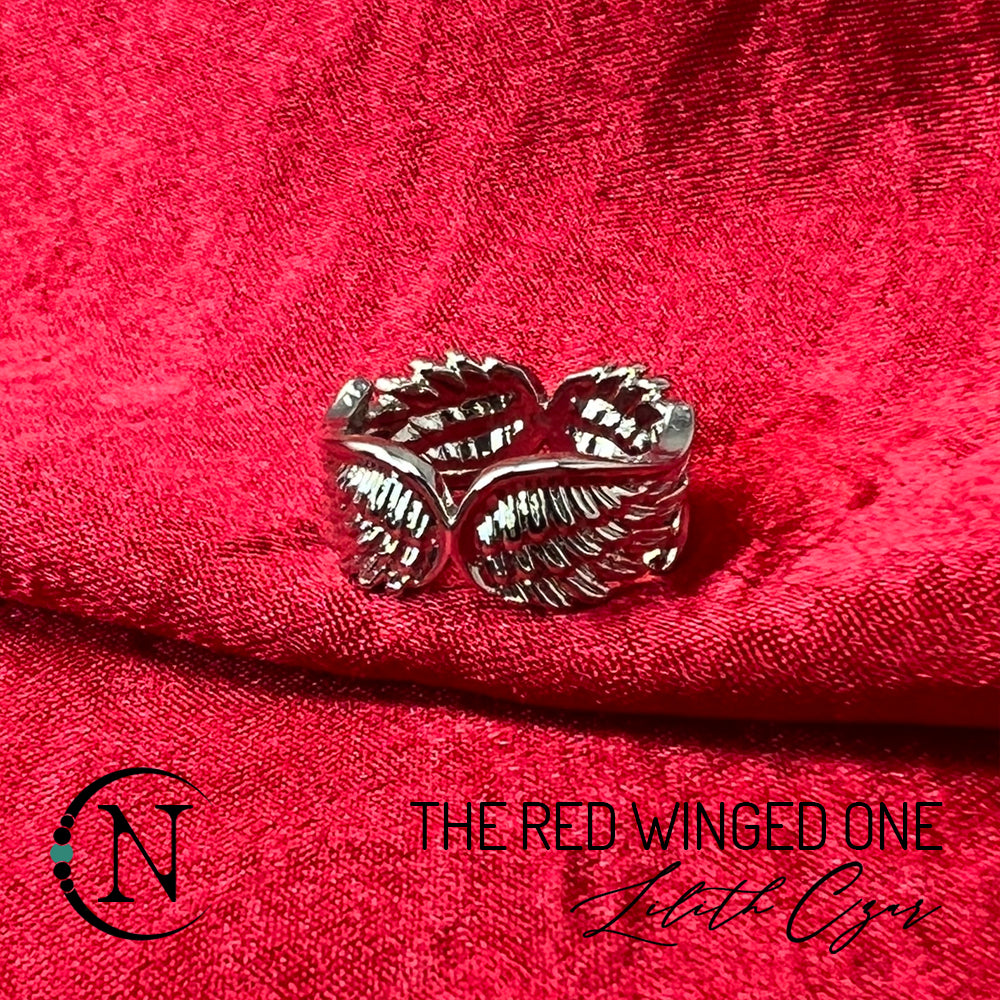 Red Winged One NTIO Ring by Lilith Czar