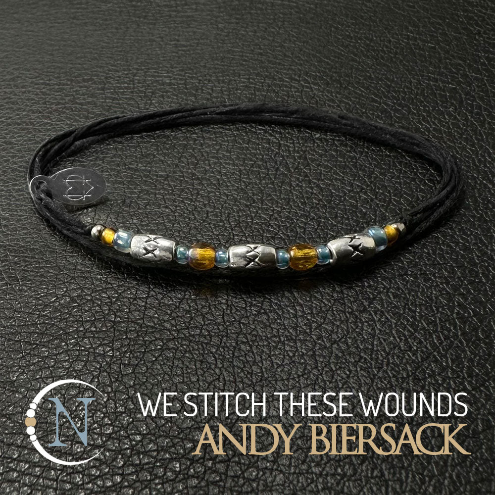 We Stitch These Wounds NTIO Bracelet by Andy Biersack