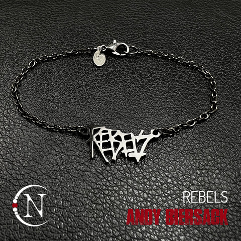 Chain Bracelet ~ Rebels Nameplate by Andy Biersack ~ Limited Edition