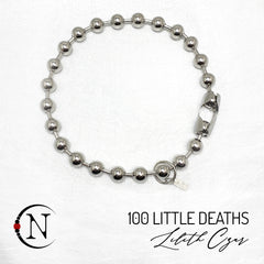 100 Little Deaths Oversized Ball Chain Choker by Lilith Czar
